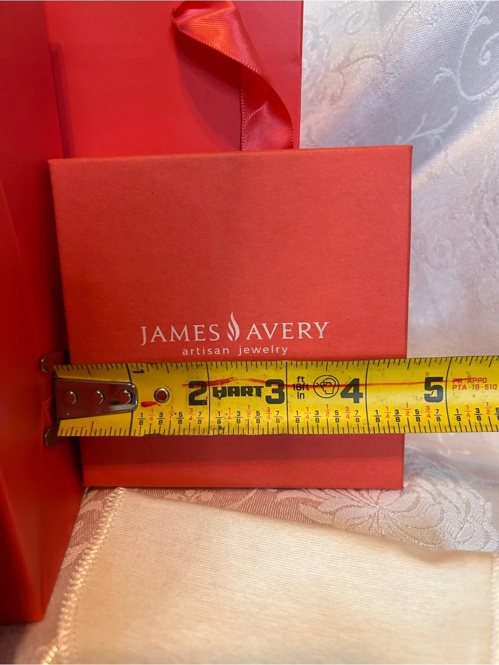 James Avery Red Gift Bags and Boxes - Empty